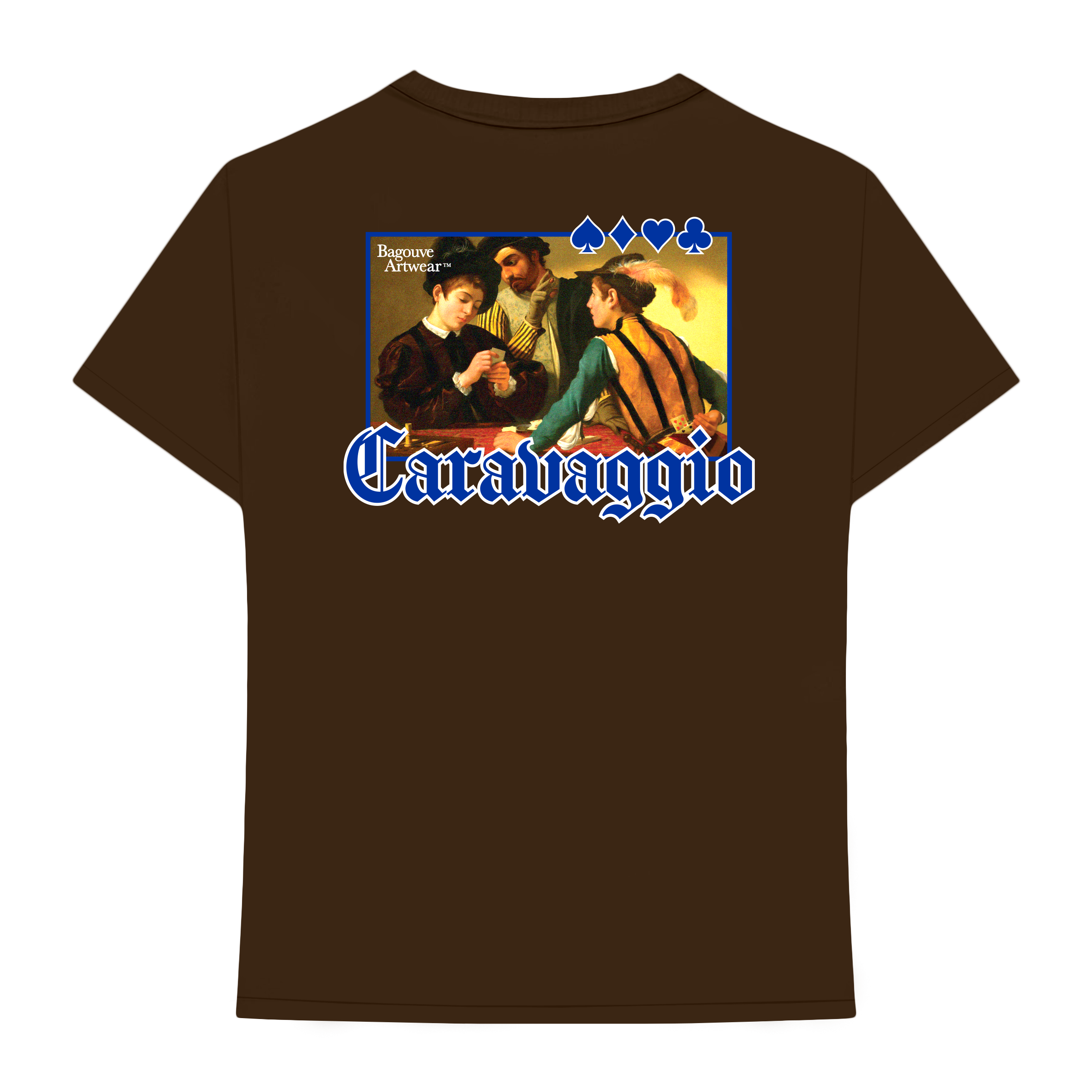 CARDSHARPS BROWN T-SHIRT