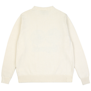 DEUX AMIS KNIT SWEATER ECRU