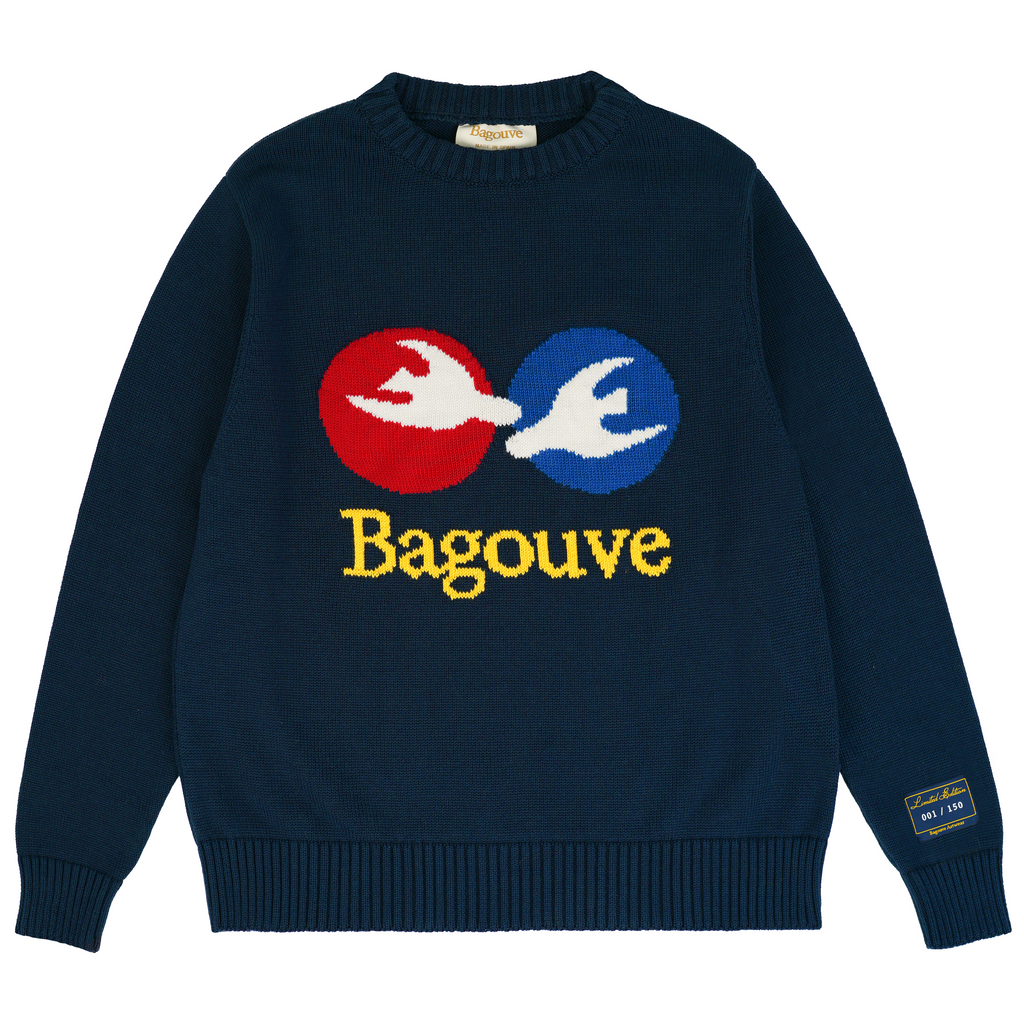 DEUX AMIS KNIT SWEATER NAVY