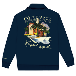 CÔTE D'AZUR POLO SWEATSHIRT