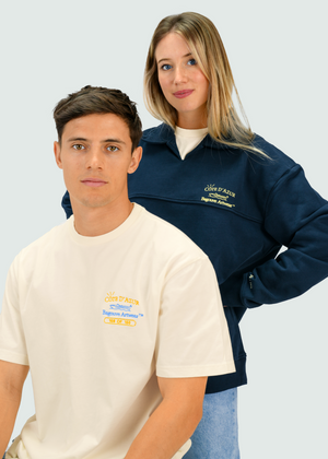 CÔTE D'AZUR POLO SWEATSHIRT