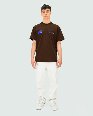 CARDSHARPS BROWN T-SHIRT