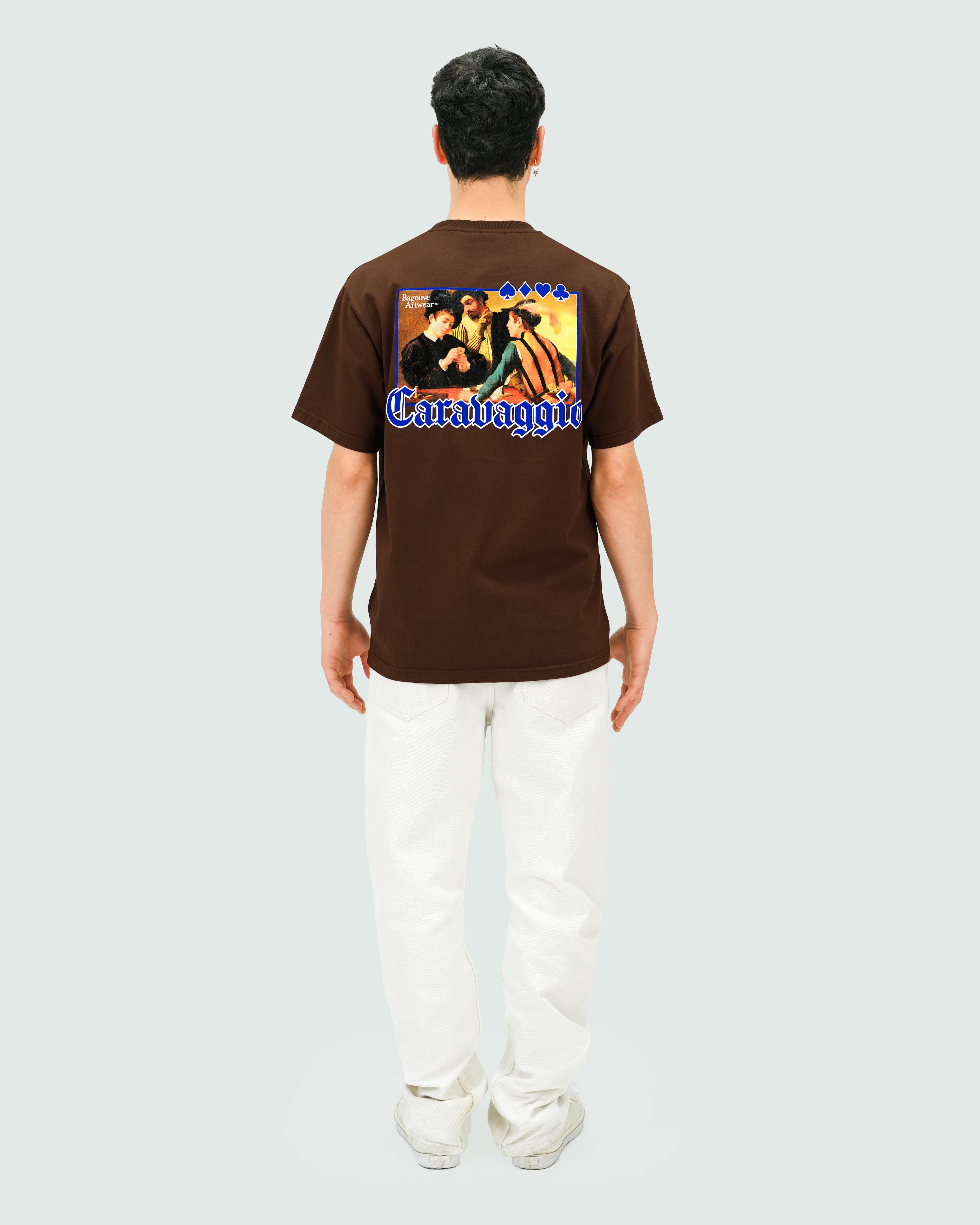 CARDSHARPS BROWN T-SHIRT