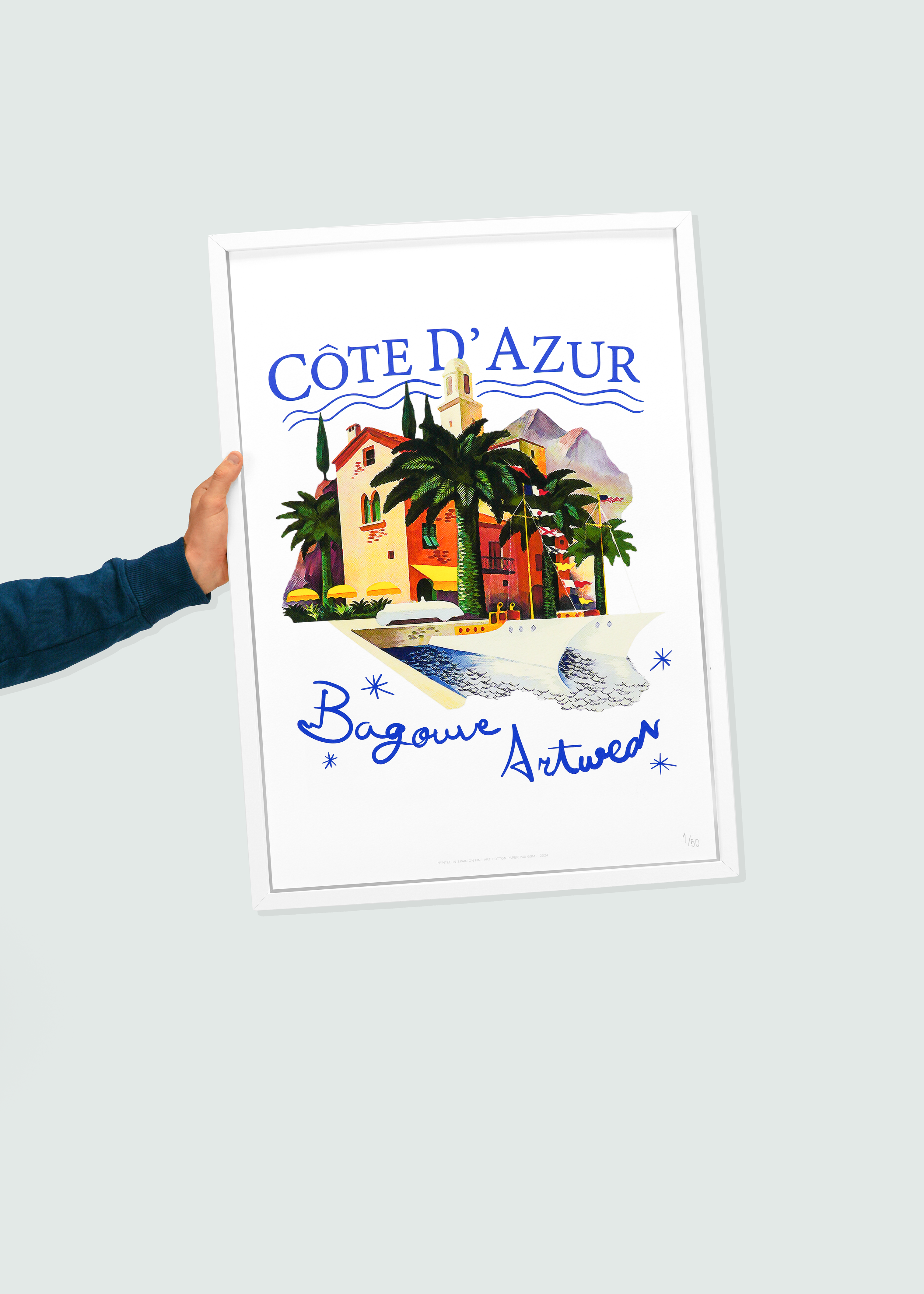 CÔTE D'AZUR FINE ART PRINT