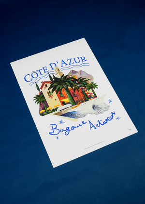 CÔTE D'AZUR FINE ART PRINT